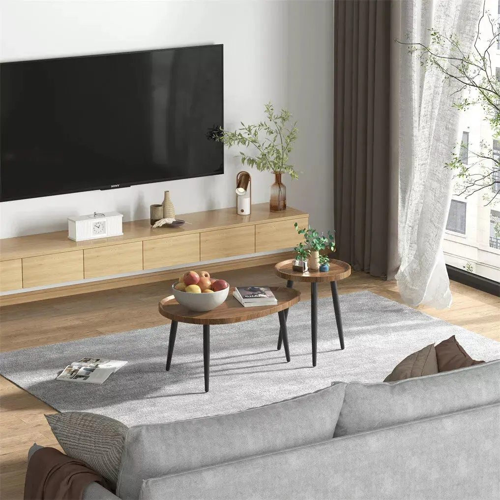 Tess Mid Century Nesting Coffee Table - Image 3