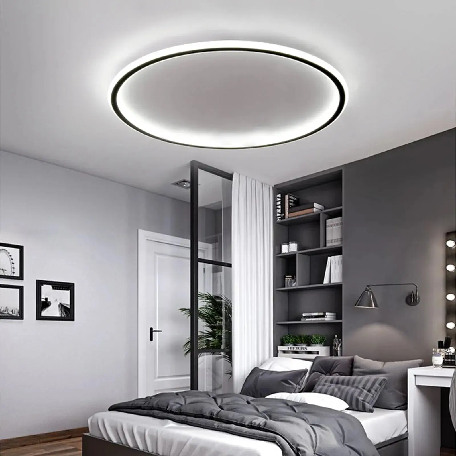 Thin Circle Flush Mount Ceiling Light