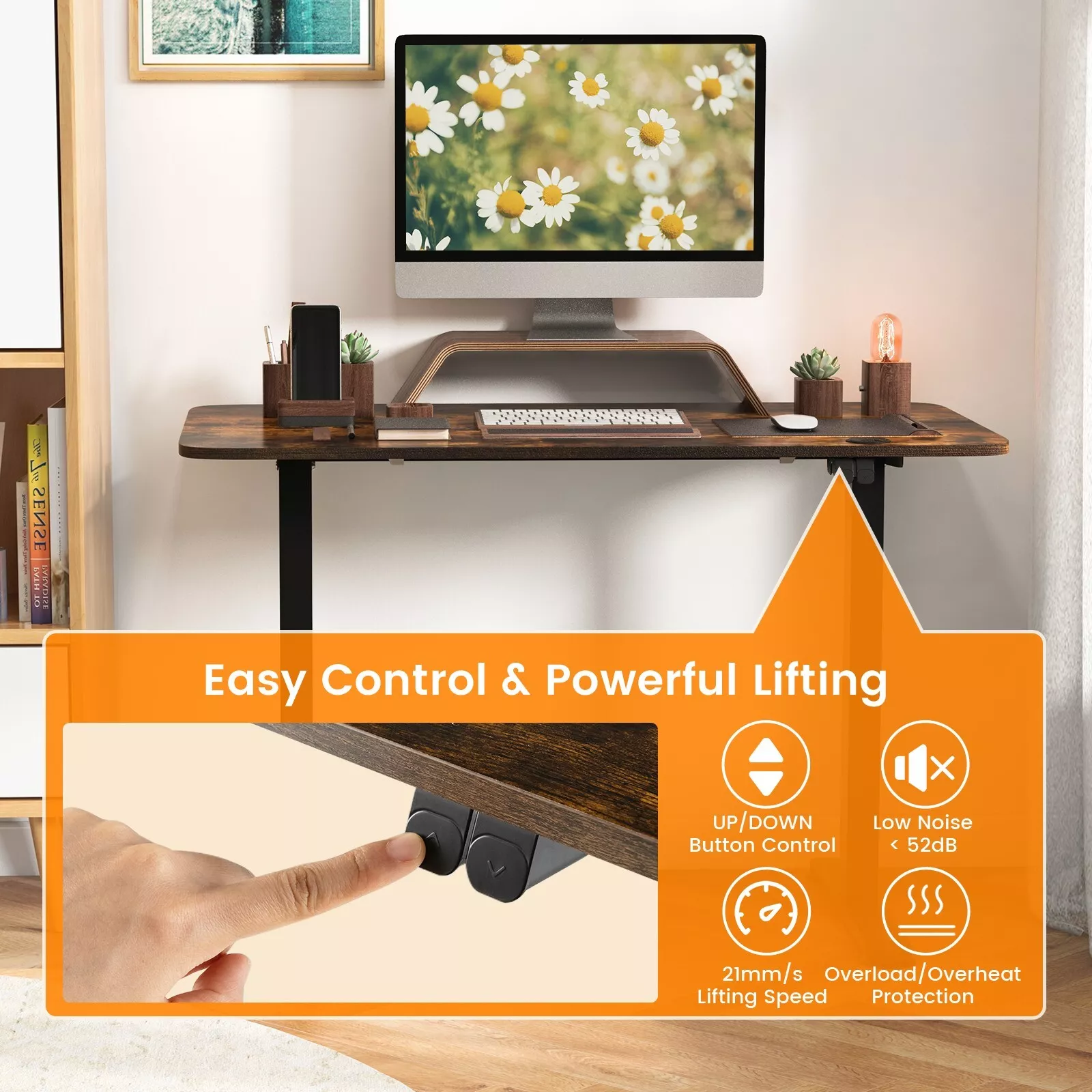 Tillie Height Adjustable Standing Desk - Image 5