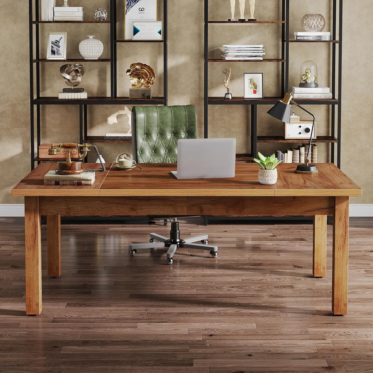 Todd Wooden Executive Office Desk - Image 3