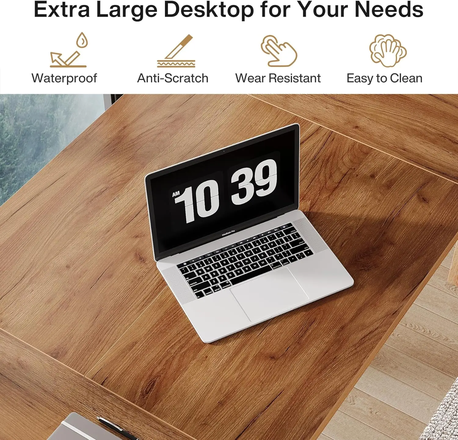 Todd Wooden Executive Office Desk - Image 5