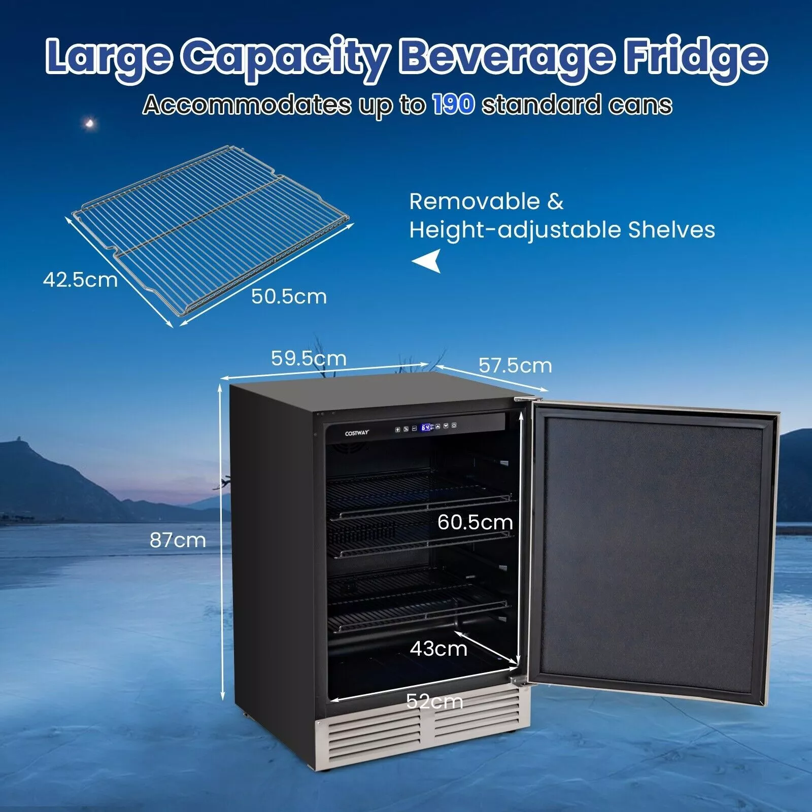 Under Counter Wine & Drinks Fridge - Image 3