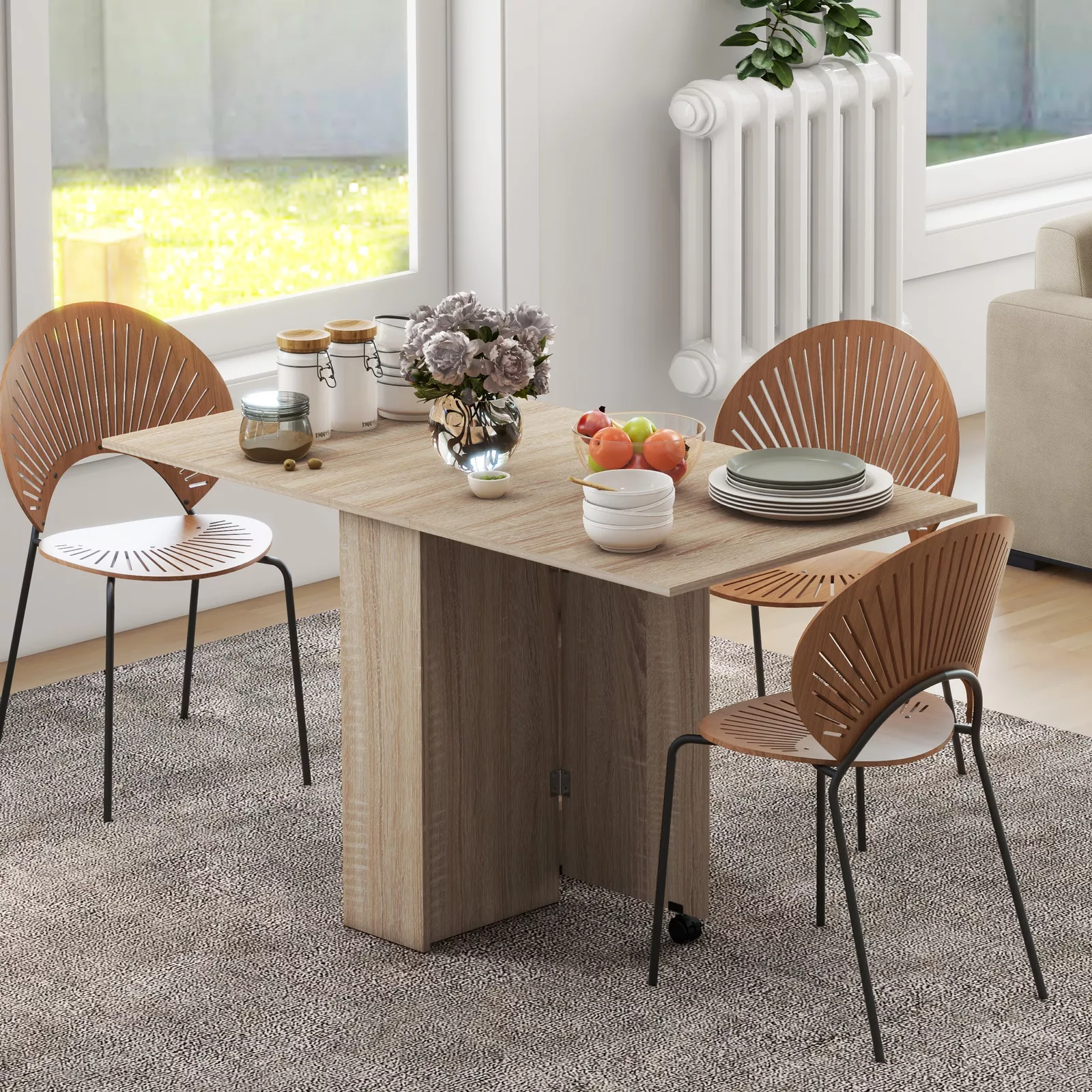 Valdez Extendable Drop Leaf Dining Table