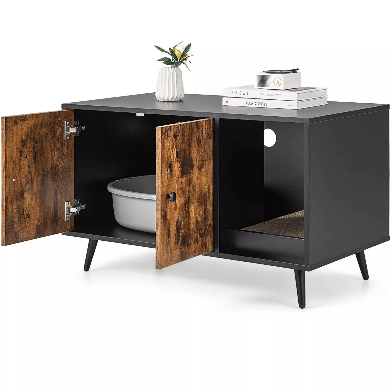 Vance Cat Litter Box Enclosure Furniture - Image 3