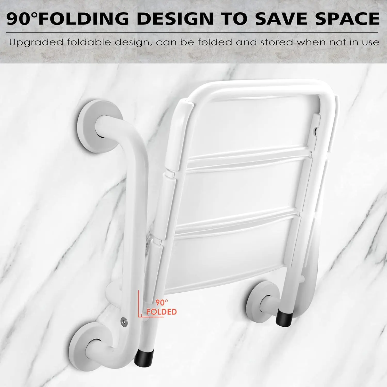 Wall Mounted Folding Shower Seat - Image 6
