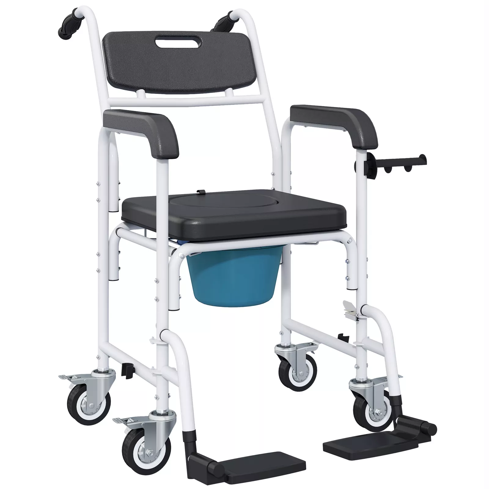 Waller Elderly Shower Commode Wheelchair - Image 2