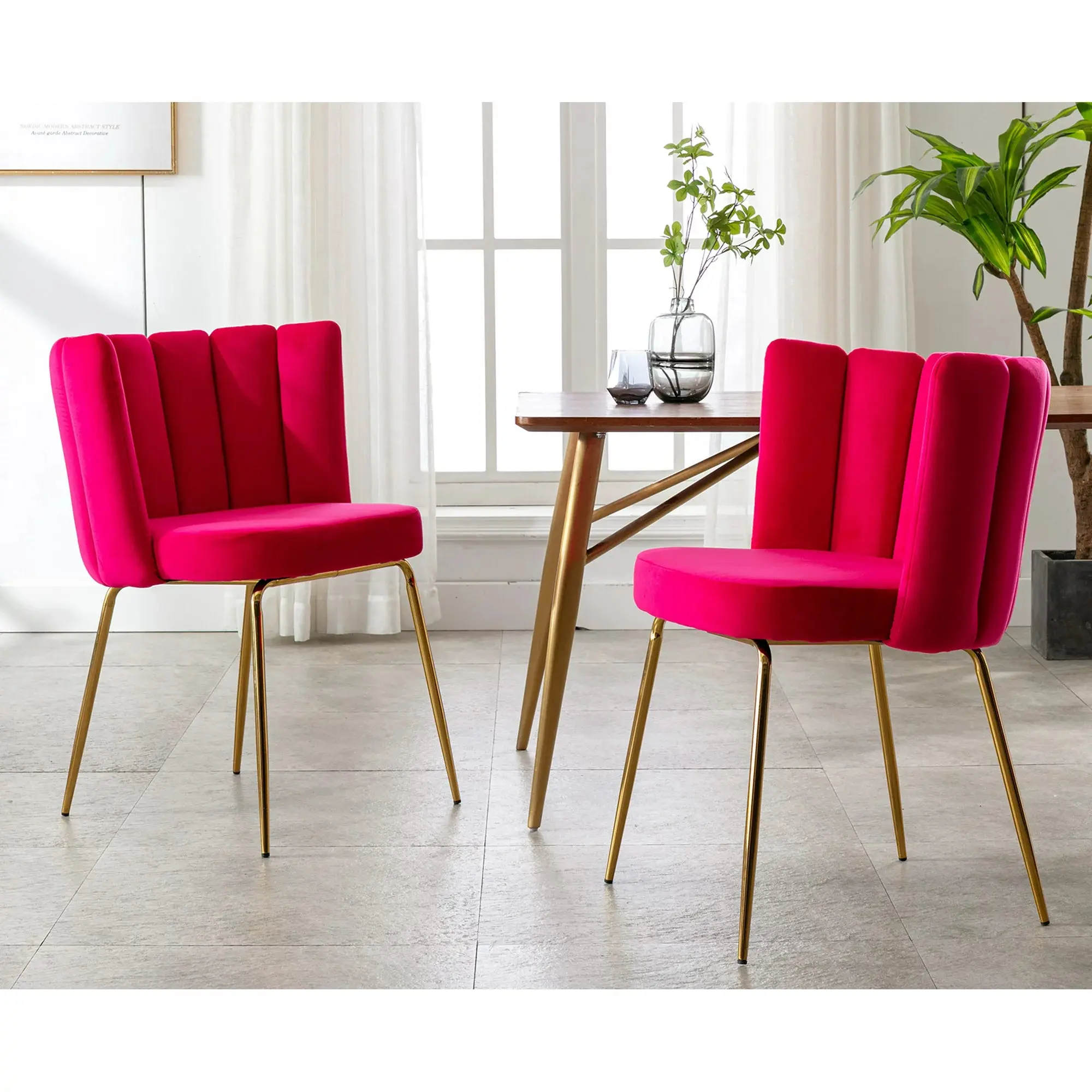Waller Velvet Modern Dining Chair (Set of 2) - Image 10