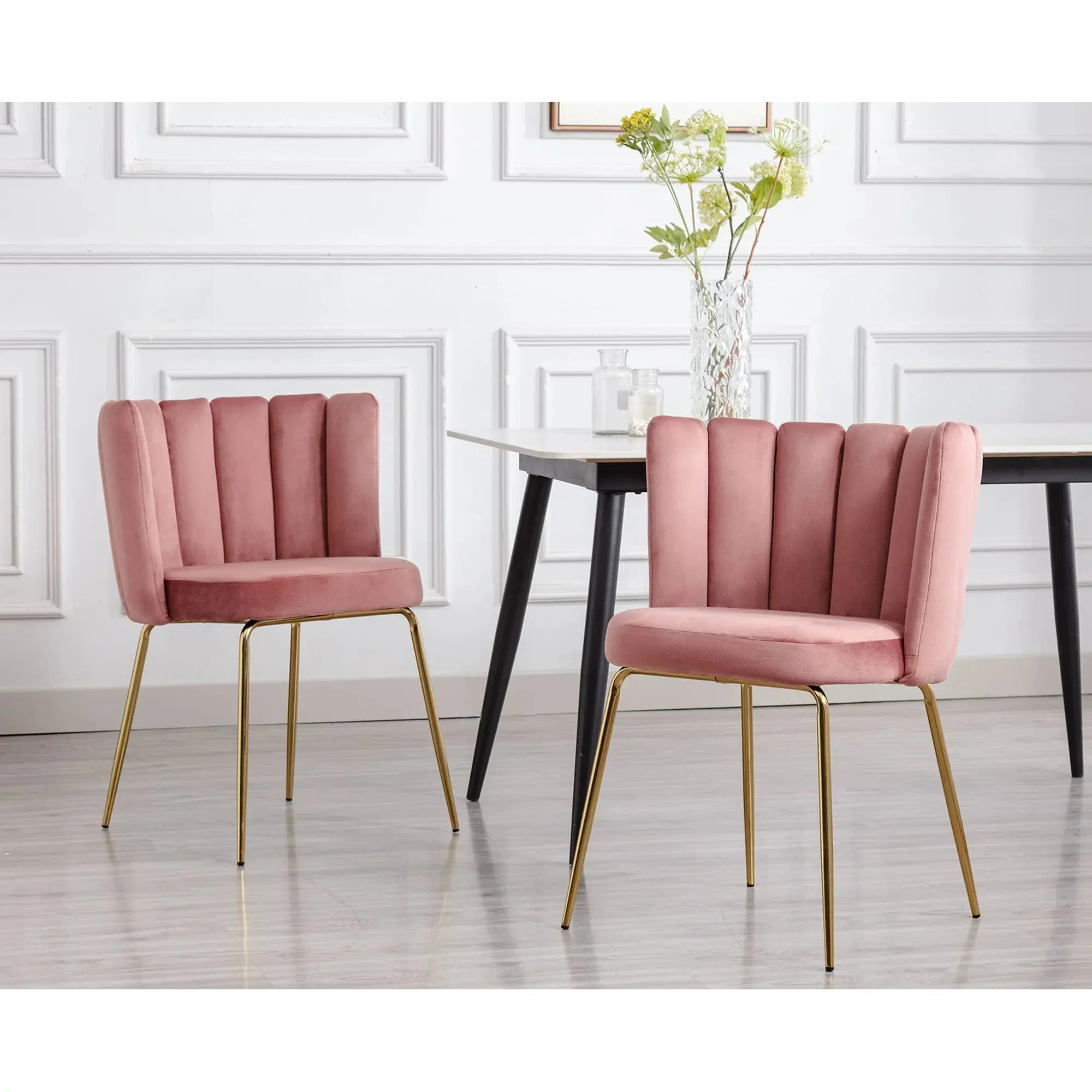 Waller Velvet Modern Dining Chair (Set of 2) - Image 9