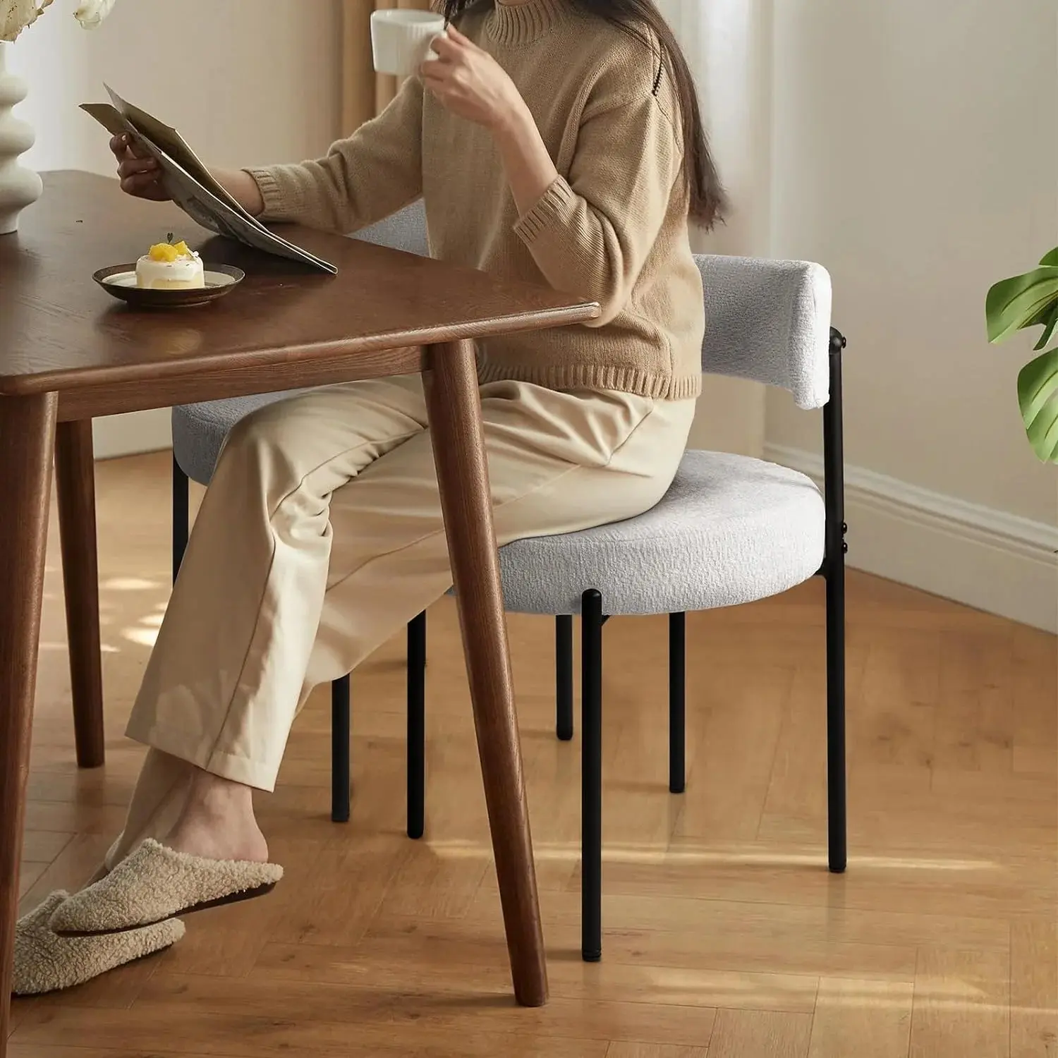 Wells Modern Dining Chair (Set of 2) - Image 4