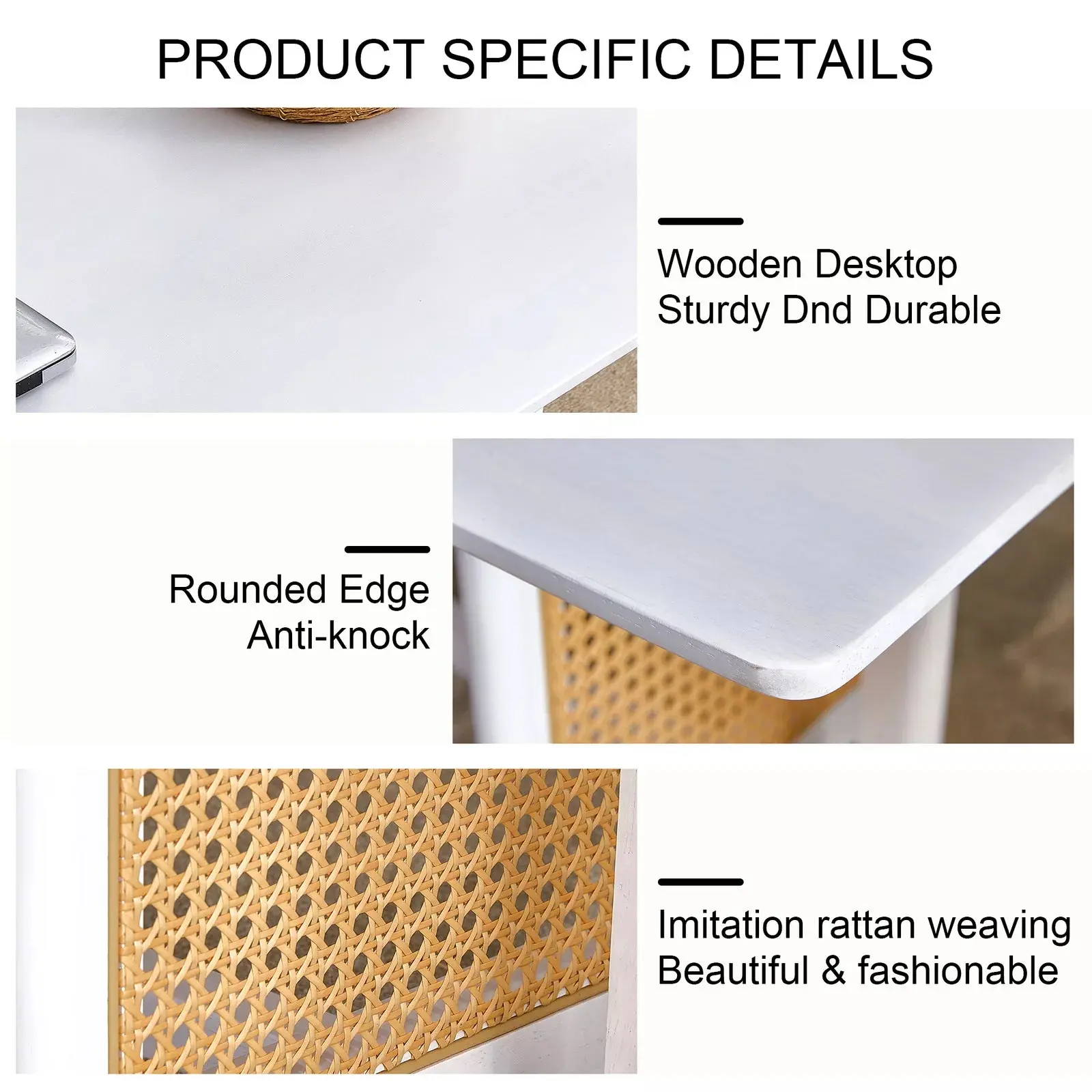 West Rattan Coffee Table - Image 5