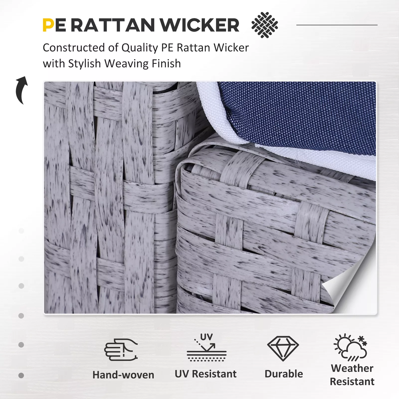 Wheeler 5 Piece Patio Furniture Set - Image 3