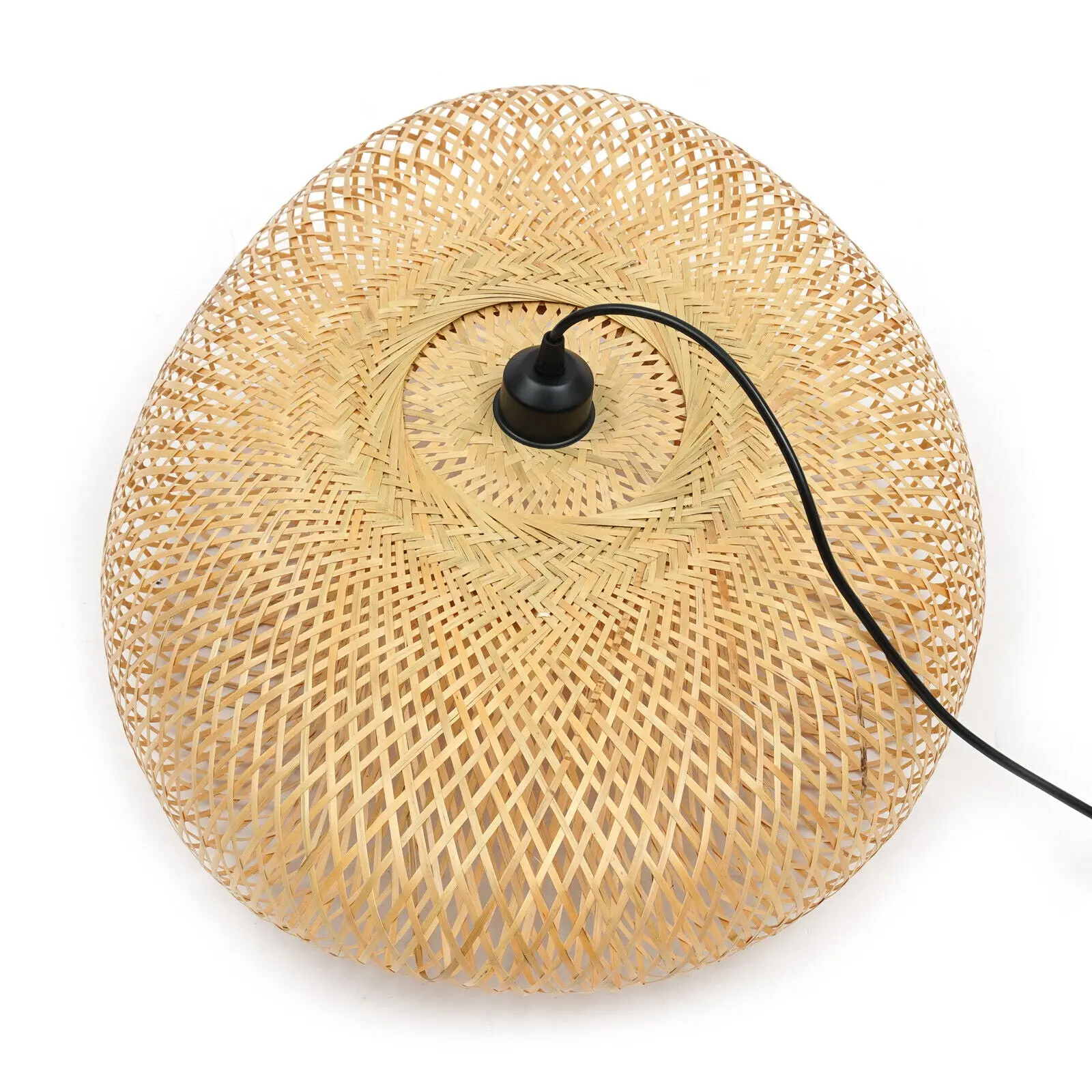 Wicker Bamboo Kitchen Pendant Light - Image 4