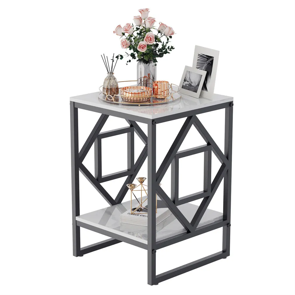 Wilbur Marble Sofa Side End Table - Image 2