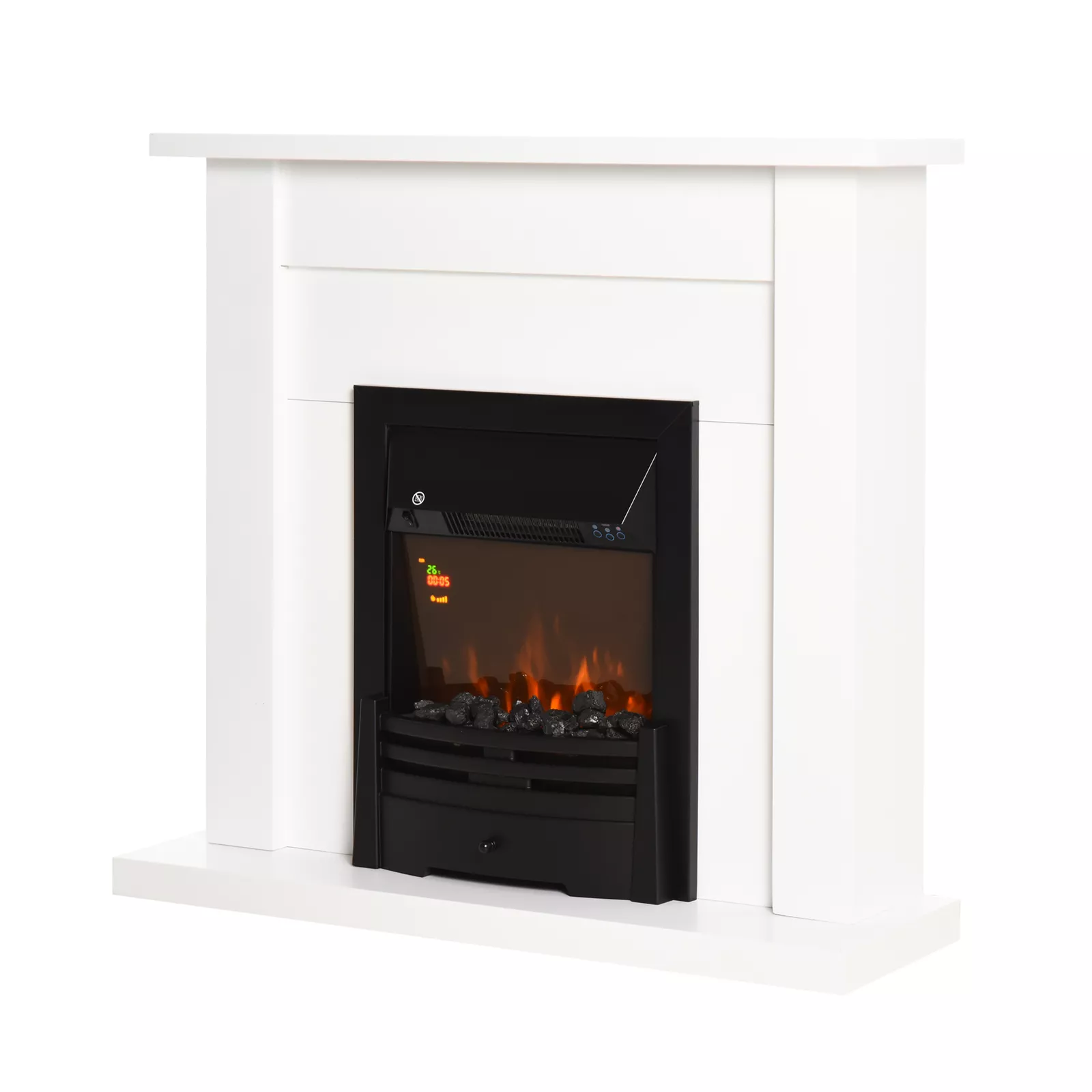 Wilcox Free Standing Electric Stove Fire With Mantel - Image 2