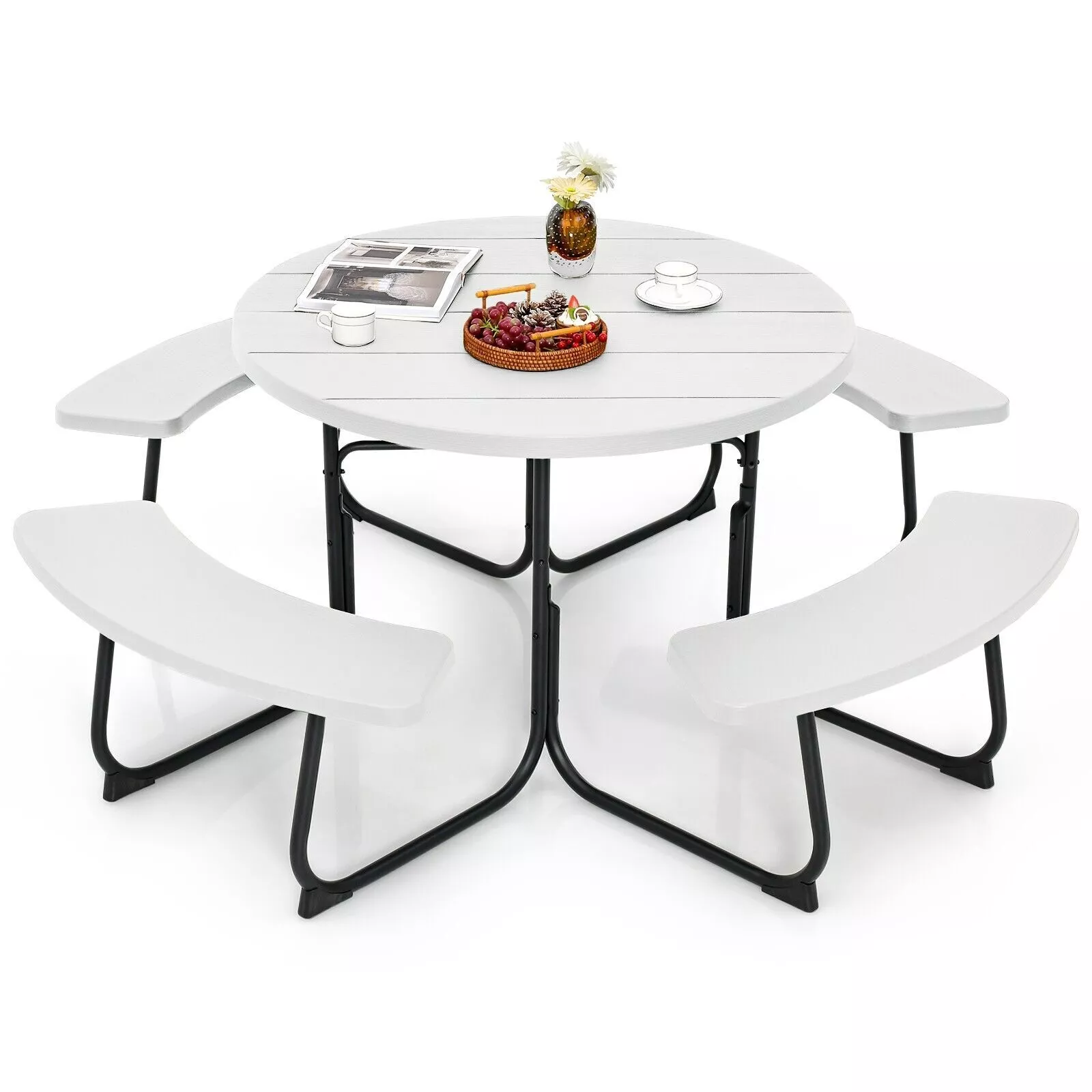 Wilma Round Picnic Bench Table