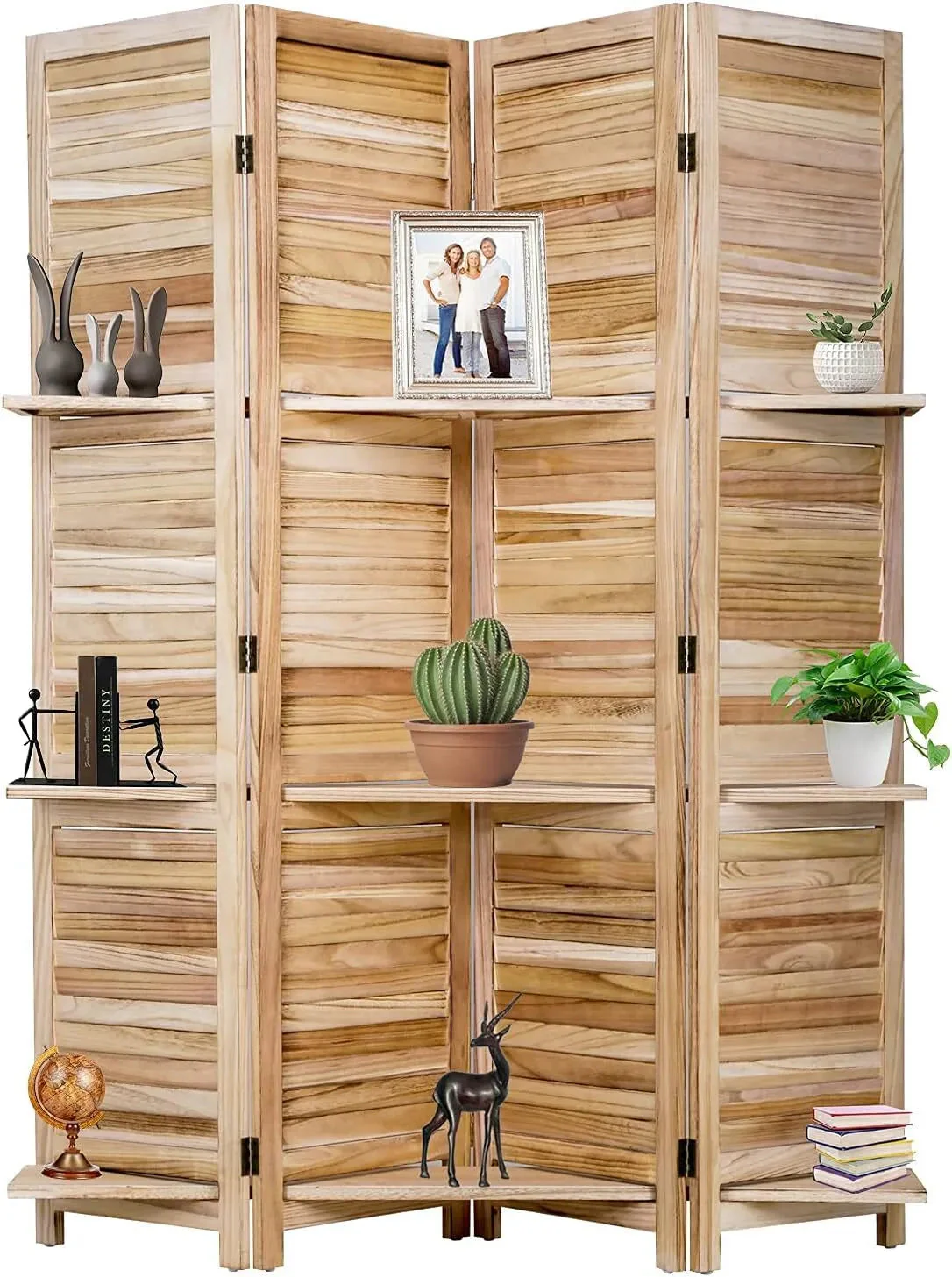 Wooden Room Dividers Partition Screen - Image 6