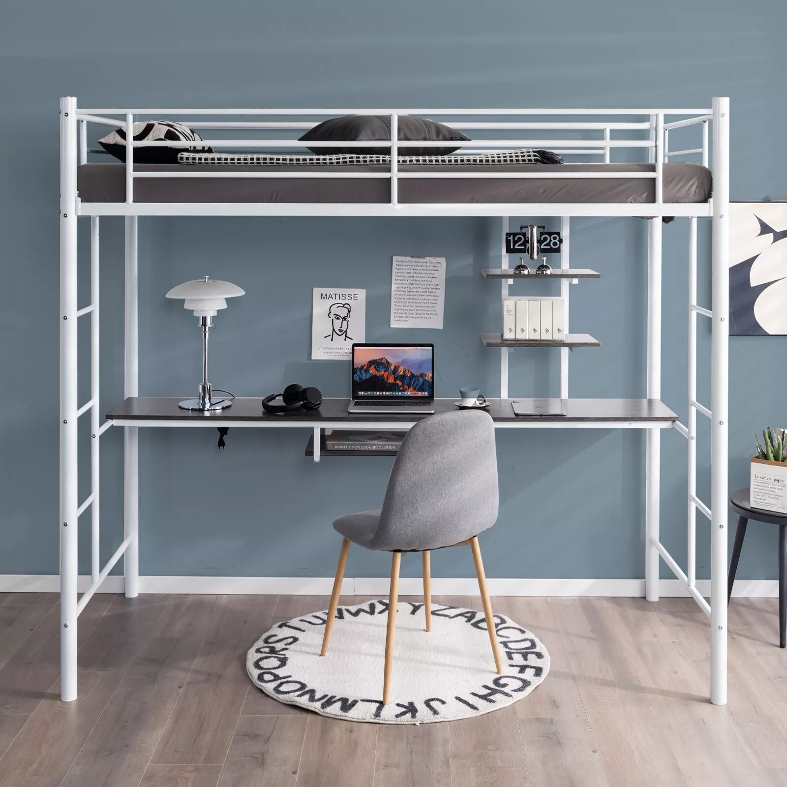 Yash Metal High Sleeper Cabin Loft Bed - Image 2