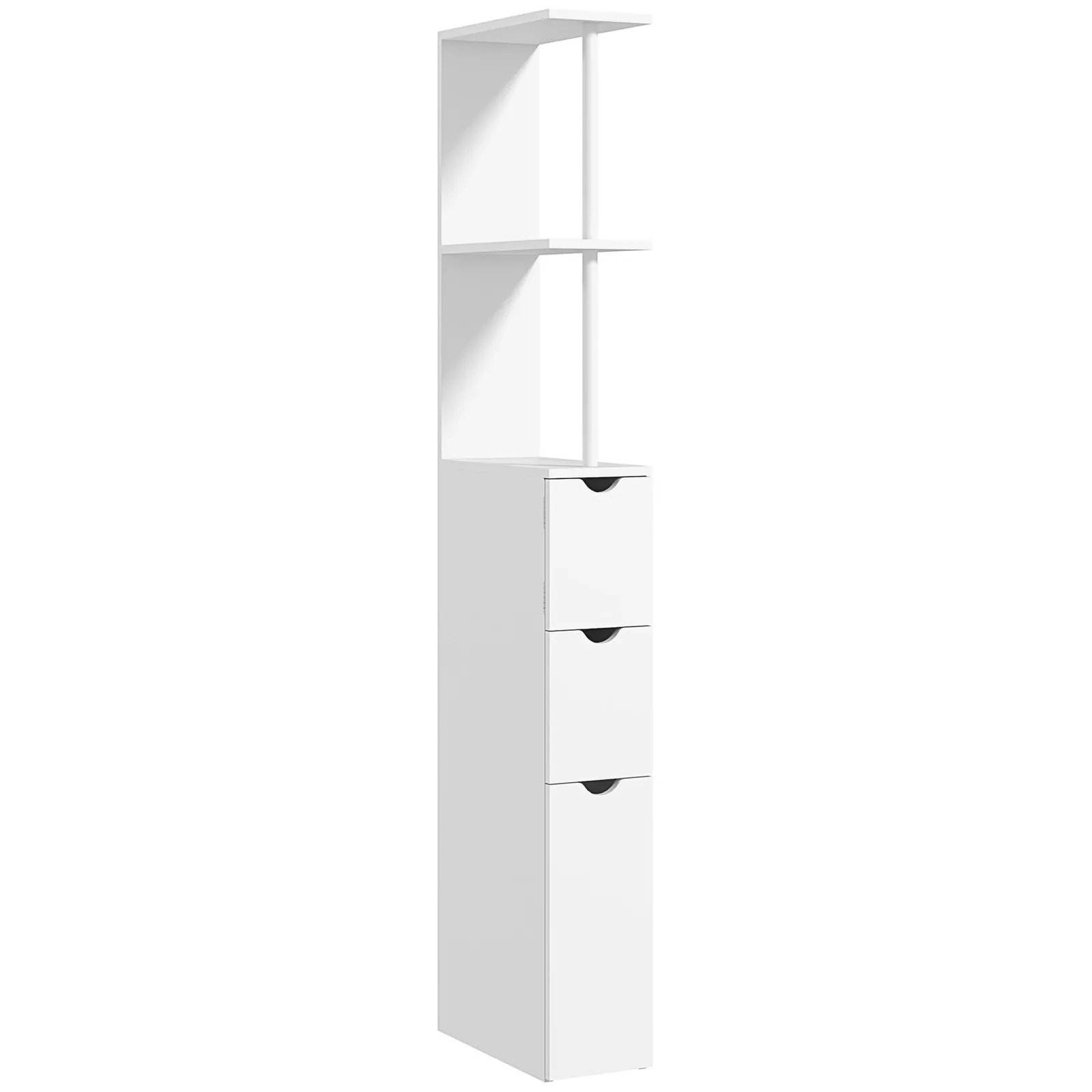 Zarah Tall Slim Freestanding Bathroom Cabinet - Image 2
