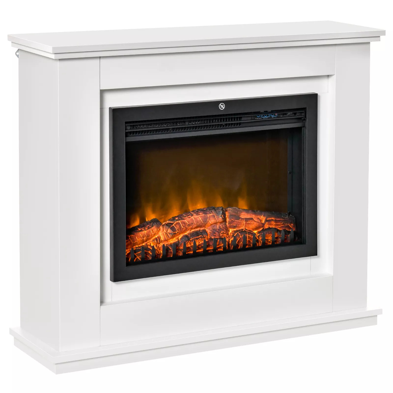 Zoe Free Standing Electric Stove Fire With Mantel - Image 2